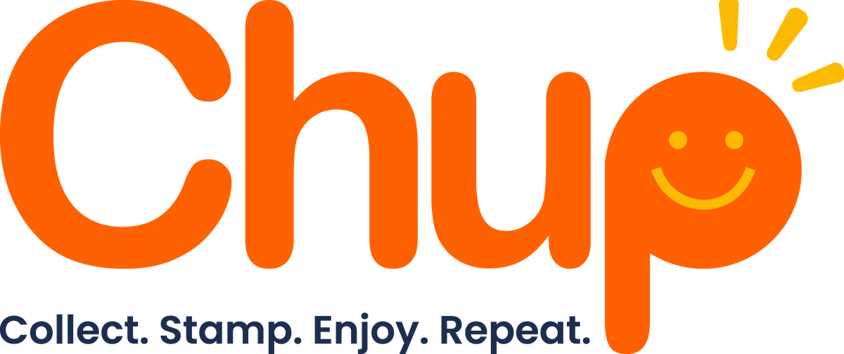 Chup logo — Collect. Stamp. Enjoy. Repeat.